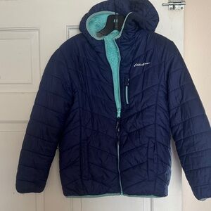 Eddie Bauer Kids Dark Blue size 6 Puffer Jacket